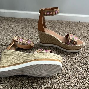 Never worn wedges